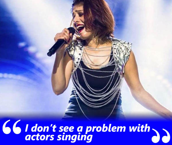 sunidhi chauhan exclusive interview talking about actors singing
