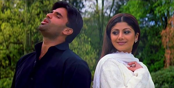 suniel shetty and shilpa shetty in dhadkan