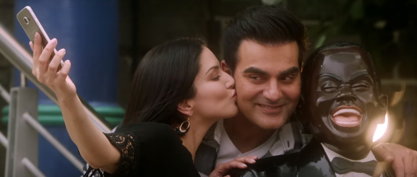 sunny leone and arbaaz khan in tera intezaar