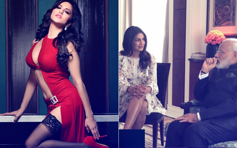 Priyanka Chopra Sunny Leone Xxx - Sunny Leone Speaks Up For Priyanka Chopra In Short Dress Controversy