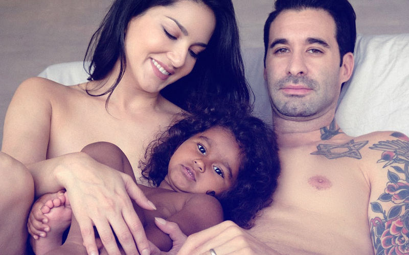 Sunny Leone Trolled As Husband, Daniel Shares A 'Topless' Family Picture