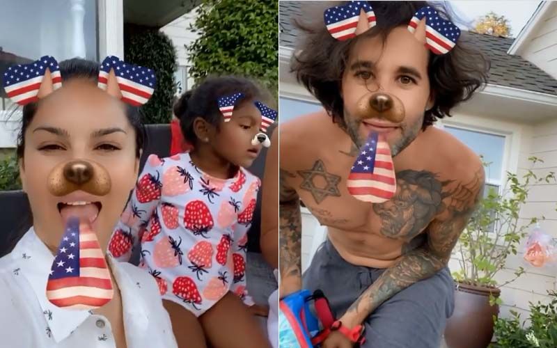 Sunny Leone Celebrates 4th Of July With Hubby Daniel Weber And Their Kids In LA Home, Says ‘Proud To Be An American’- VIDEO