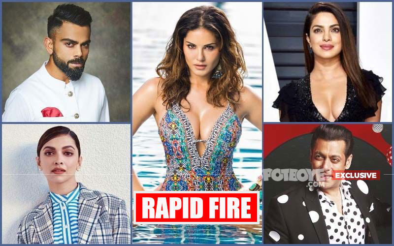 Sunny Leone RAPID FIRE: If The Actress Woke Up As Virat Kohli, Priyanka Chopra Jonas, Deepika Padukone, Salman Khan- EXCLUSIVE VIDEO