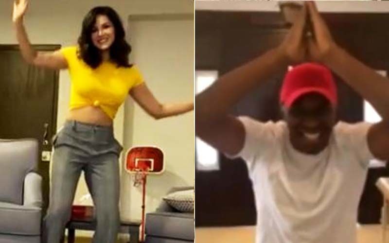 It’s A Virtual Party As Sunny Leone Challenges DJ Bravo To Dance During Her Live Session; The Cricketer Perfectly Matches Steps-WATCH