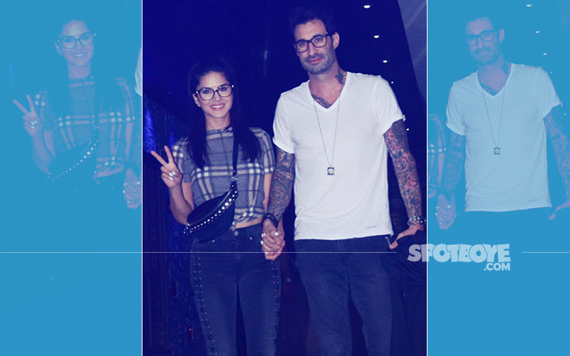 Sunny Leone Channels Nerdy-Chic Look On A Romantic Dinner Date With Hubby