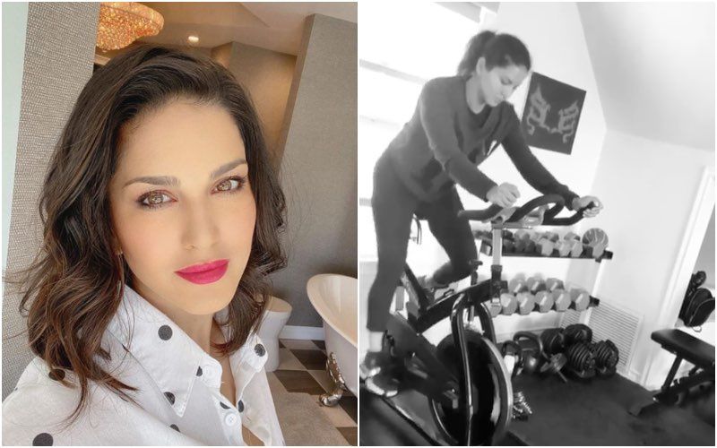 Sunny Leone Works Out In Her Boring Home Gym Amid COVID-19 Pandemic; Oozes Sarcasm, 'Can See My Level Of Excitement'
