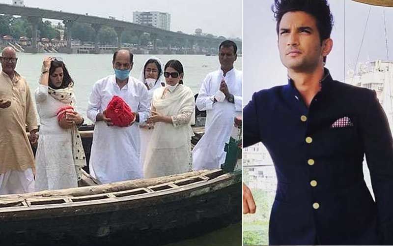 Sushant Singh Rajput Demise: Father And Sisters Bid Teary-Eyed Final Goodbye; Family Immerse Actor’s Ashes In Patna- PICS