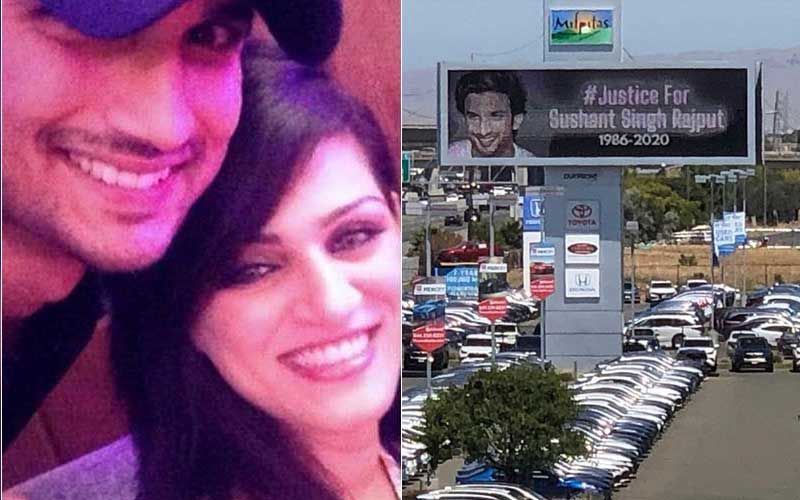 Sushant Singh Rajput Death: Sister Shweta Shares A Video Of A Billboard Seeking Justice For SSR In California; Calls It ‘World Wide Movement’