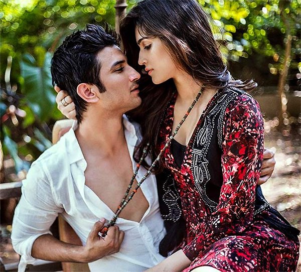 kriti sanon and sushant singh rajput