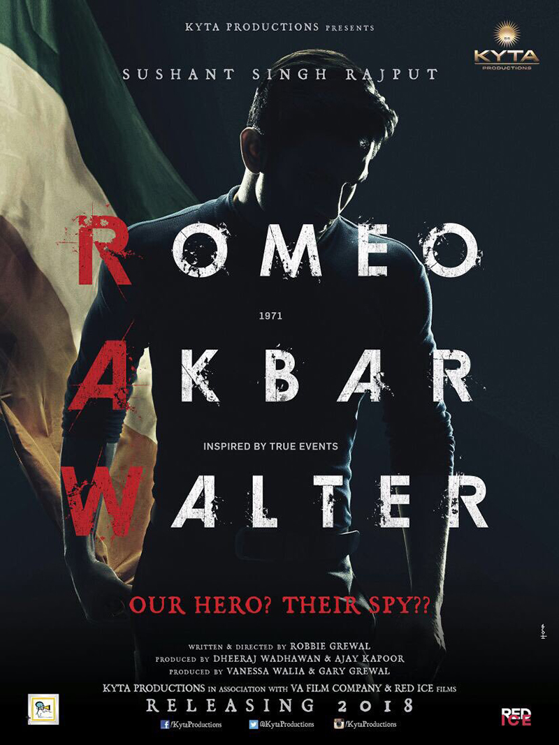 sushant singh rajput in romeo akbar walter