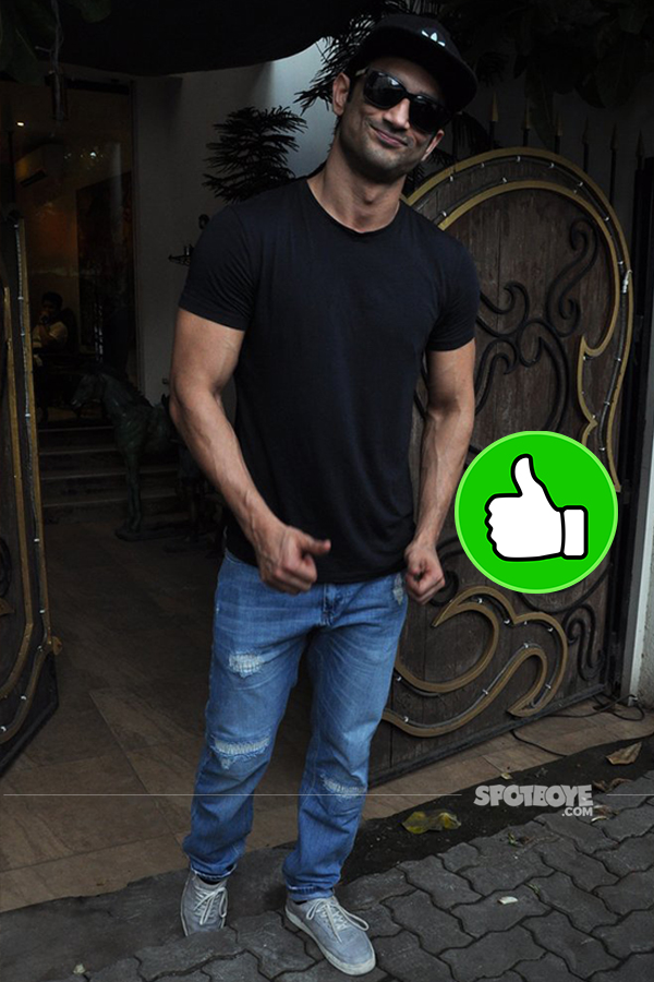 sushant singh rajput snapped post a spa session at myrah juhu