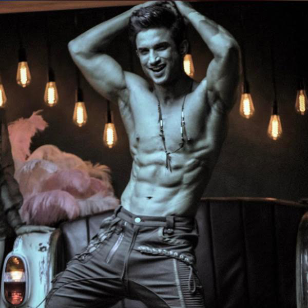 sushant singh rajput strikes a dancing pose