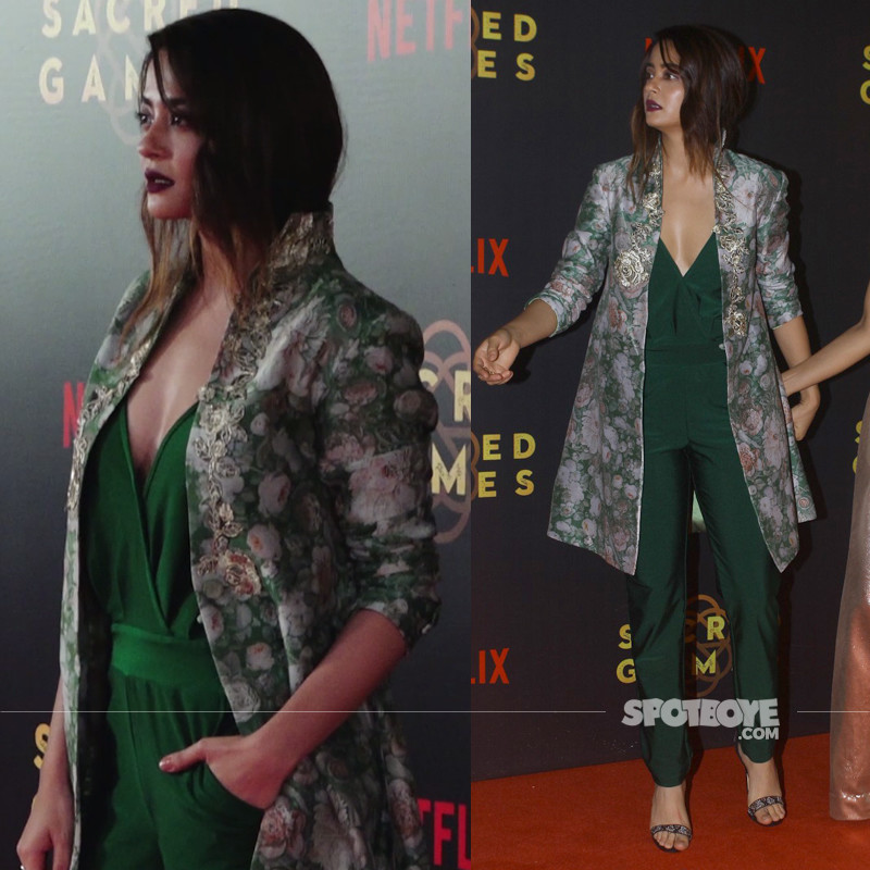 suvreen chawla at the sacred games premiere