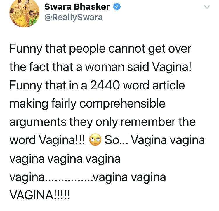 swara bhaskaer tweet