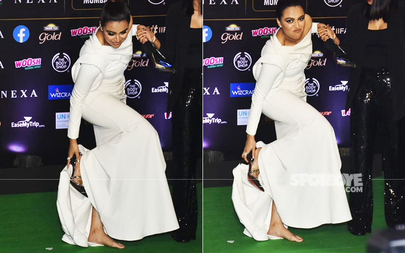IIFA Awards 2019: Swara Bhasker Takes Off Her Heels On The Green Carpet And It Is Oh-So-Relatable