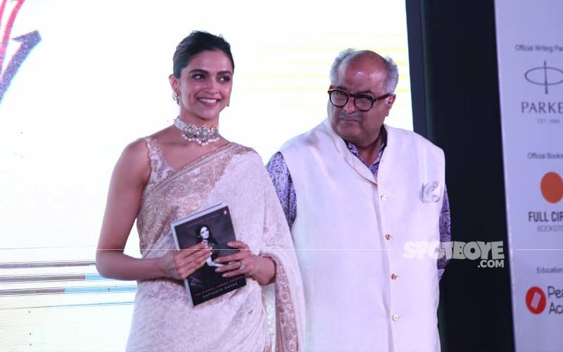 Boney Kapoor And Deepika Padukone Launch A Book On Life Of Sridevi- SEE PICS