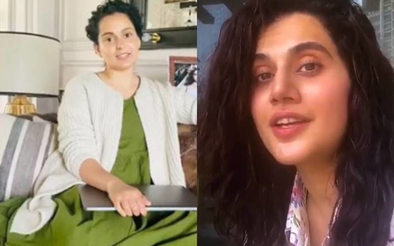 Team Kangana Ranaut Hits Back At Taapsee Pannu Once Again; 'LOL, Never Seen Someone So Rattled'