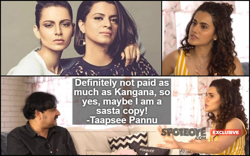 Taapsee Pannu's Counter-Reply To Rangoli: "Kangana Is A Great Actress, Being Her Sasta Or Mehenga Copy Is A Compliment"- EXCLUSIVE