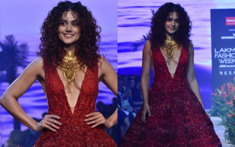 Police Complaint Filed Against Taapsee Pannu In Indore For Hurting Hindu Sentiments By Wearing Goddess Lakshmi Necklace With Bold Dress-Report