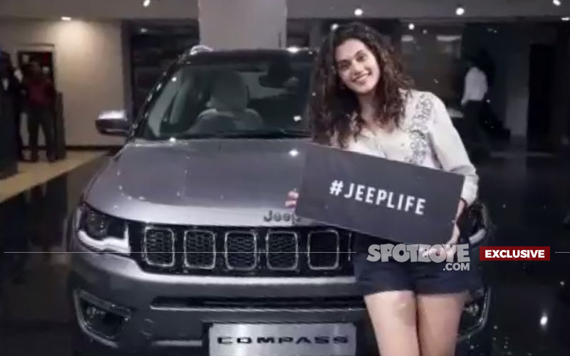 Taapsee Pannu’s Beautiful Car-Naama; Gifts Herself A Brand New JEEP- Watch EXCLUSIVE Video