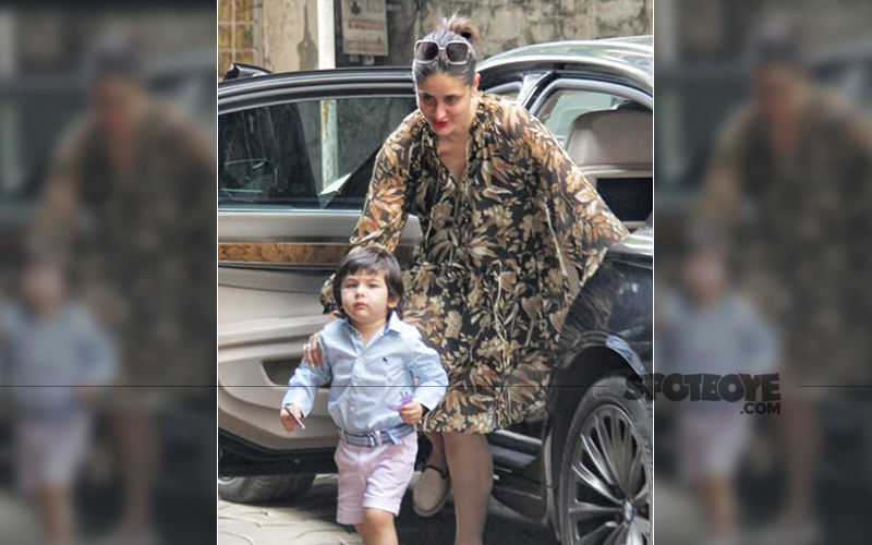 Taimur Ali Khan Holds On To His Toys As Mommy Kareena Kapoor Khan Accompanies Him