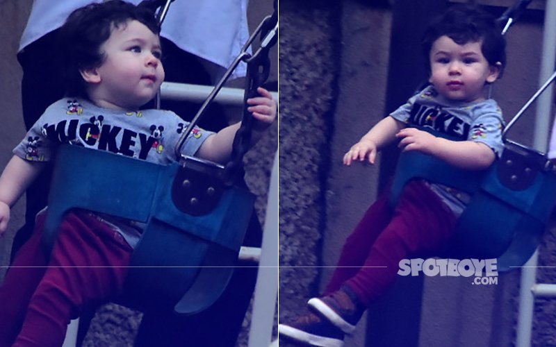 Taimur Ali Khan Playing On The Swing Is The Cutest Thing You Will Watch Today