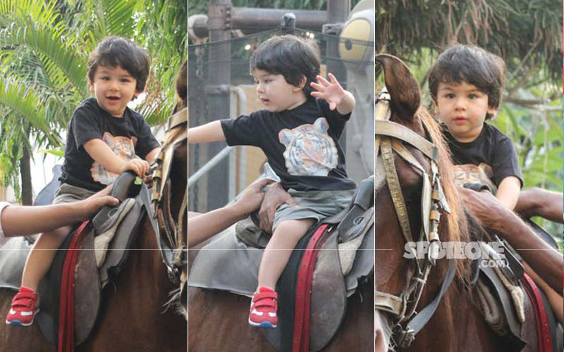 Taimur Ali Khan’s Horse Riding Is A Treat For Sore Eyes