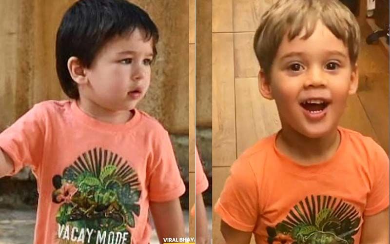 Fashion Face-Off: Taimur Ali Khan And Yash Johar Are Twinning In Orange And Winning Internet’s Heart