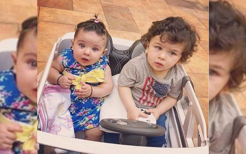 Cousins Taimur Ali Khan And Inaaya Are Lost In Their Little World; Spotted Strolling Hand-In-Hand In London