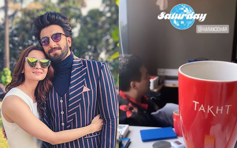 Takht: Alia Bhatt Preps For The Film; A Glimpse Of Her Brainstorming Session With KJo And Ranveer Singh