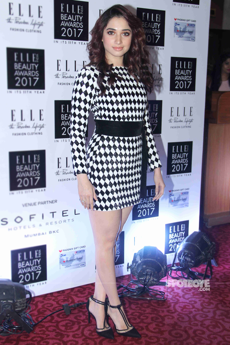 tamanaah bhatia at elle awards 2017