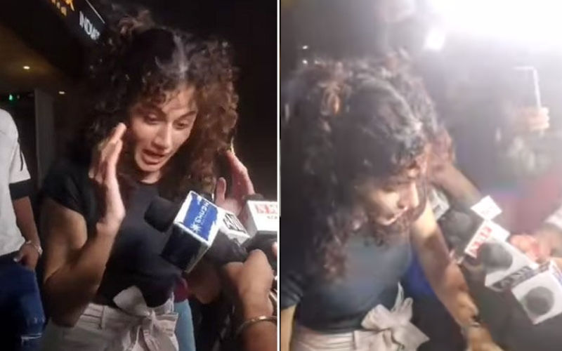 OMG! Taapsee Pannu Again ANGRY With Media As Paparazzi Block Her Way To Ask About Raju Srivastava Death; Says, ‘Aap Aise Mat Kariye’-See VIDEO