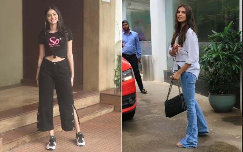 Ananya Panday Promotes Her Campaign, While Tara Sutaria Gets Snapped At A Dubbing Studio