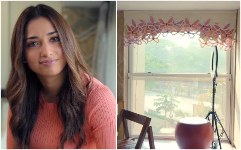 Tamannaah Bhatia’s Pink Butterfly-Themed Bedroom, Makeup Room Steals The Show; Take A Tour Of The Actress’ House- VIDEO Inside