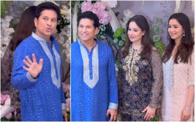 Sachin Tendulkar SHUSHES Paparazzi As They Scream At His Daughter Sara Tendulkar To Pose SOLO; Netizens Say, ‘Sir From Inside Be Like, Ae Vedya’