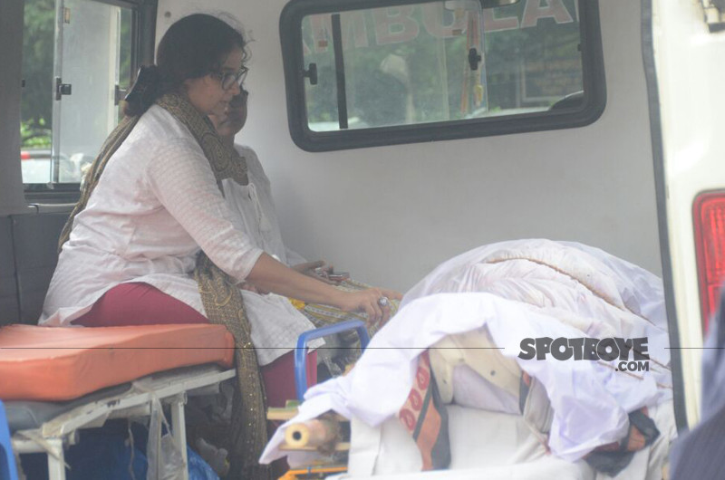 the ambulance carrying rita bhaduri s body