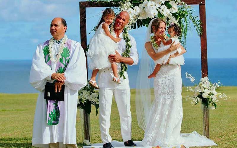 Dwayne Johnson Aka The Rock Shares Adorable Pictures With Kids Calling Them ‘The Real Stars Of Their Wedding’