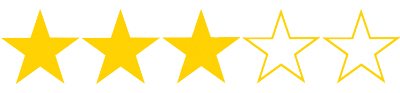 three stars