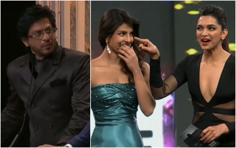 'Please Kholo': Shah Rukh Khan Teases Deepika Padukone At An Award Show; Priyanka Chopra’s Reaction Is Unmissable- Watch THROWBACK Video
