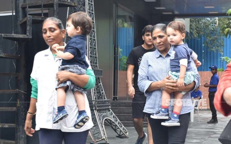 It’s Baby’s Day Out For Sunny Leone’s Kids Asher And Noah As They Get Snapped Heading Out