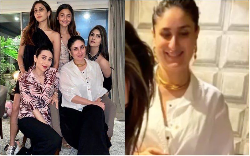 Kareena Kapoor Khan Keeps It Simple In A White Button-Down Shirt And Mama Trousers At Riddhima Kapoor's 40th Birthday Party