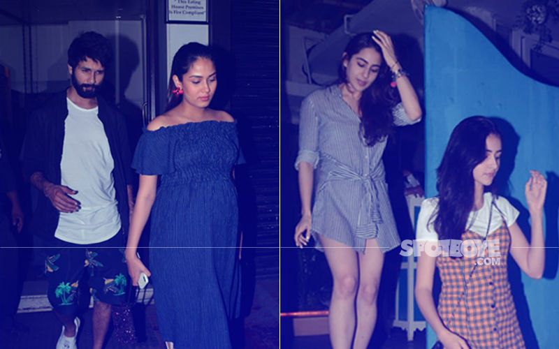 Mira Rajput-Shahid Kapoor’s Loved-Up Dinner Date; Sara Ali Khan And Ananya Panday’s Girly Night Out: Tuesday Night In Pics