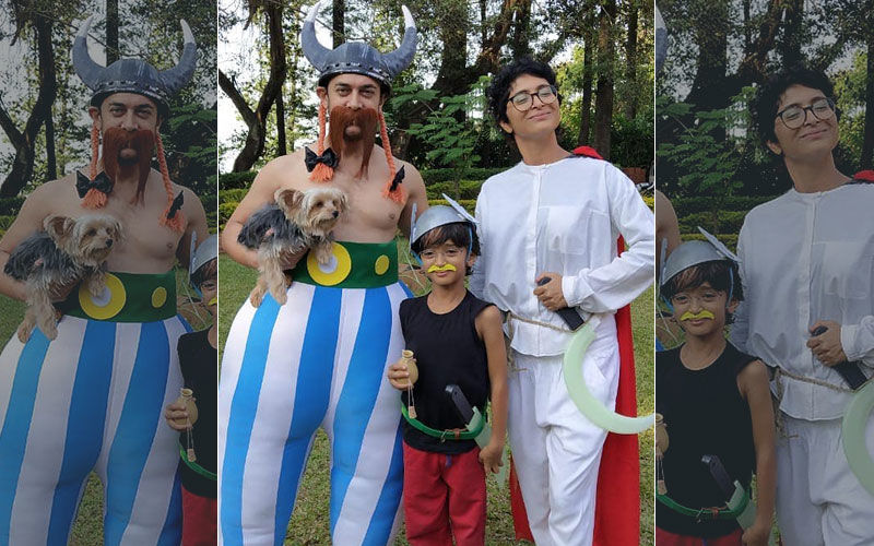 Azad's Asterix Themed Pre-Birthday Party Pictures: Aamir Khan-Kiran Rao Turn Obelix And Getafix