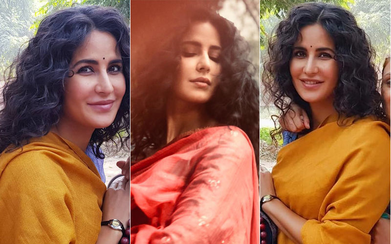 Katrina Kaif Flaunts Her Curls Like A Boss - Click To See Bharat On Set Pictures