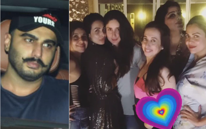 Arjun Kapoor's Panipat Look Revealed As He Parties With Girlfriend Malaika Arora And Kareena Kapoor Khan - View Pictures