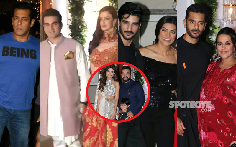 Shilpa Shetty's Diwali 2018 Party: Salman Khan, Arbaaz-Giorgia, Sushmita-Rohman, Neha-Angad Lit It All Up