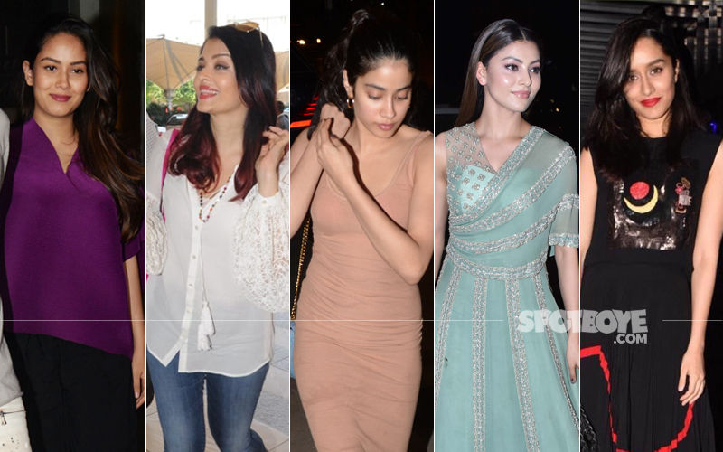STUNNER OR BUMMER: Mira Rajput, Aishwarya Rai Bachchan, Janhvi Kapoor, Urvashi Rautela Or Shraddha Kapoor?