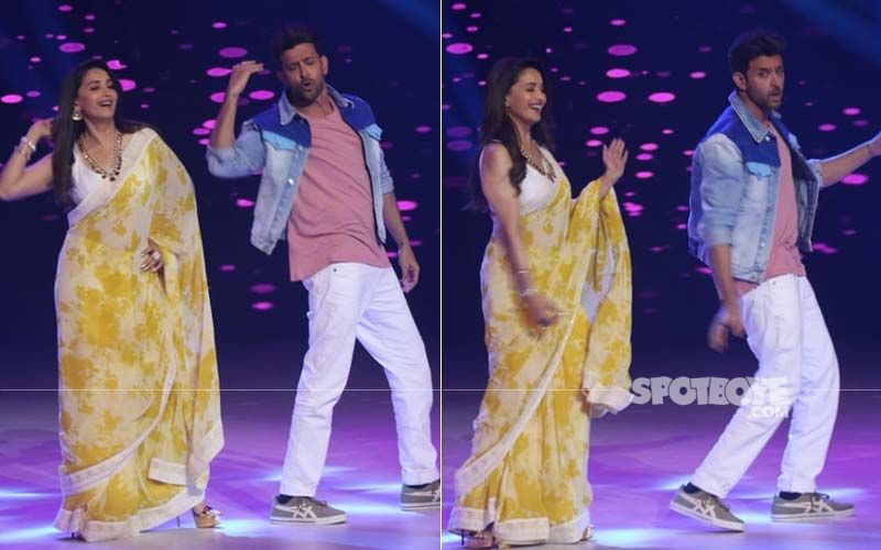 Dance Deewane 2: Madhuri Dixit-Hrithik Roshan Create Magic As They Shake A Leg Together On-Stage