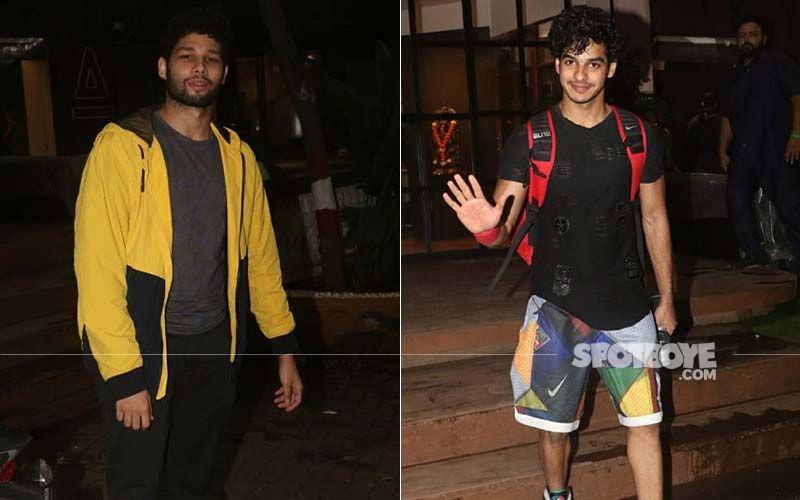 Gully Boy Actor Siddhant Chaturvedi And Ishaan Khatter Head Out Of The Gym Together