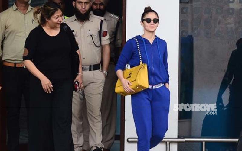 Alia Bhatt Rocks It In An All Blue Outfit- SEE PICS